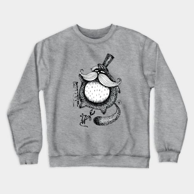 The fat cat Crewneck Sweatshirt by Super South Studios